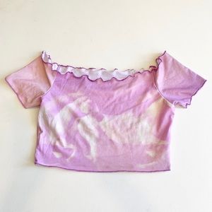 Teeki High Horses Off The Shoulder Top MD/LG NWOT